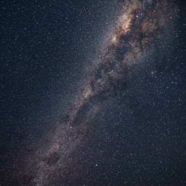 Milky Way across a starry night sky